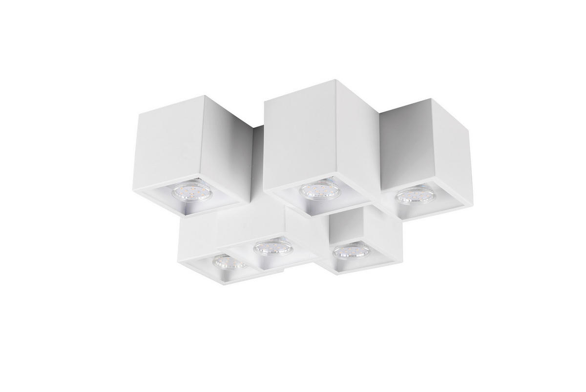TAKLAMPA Fernando  - vit, Design, metall (37/15/30cm) - Trio Leuchten