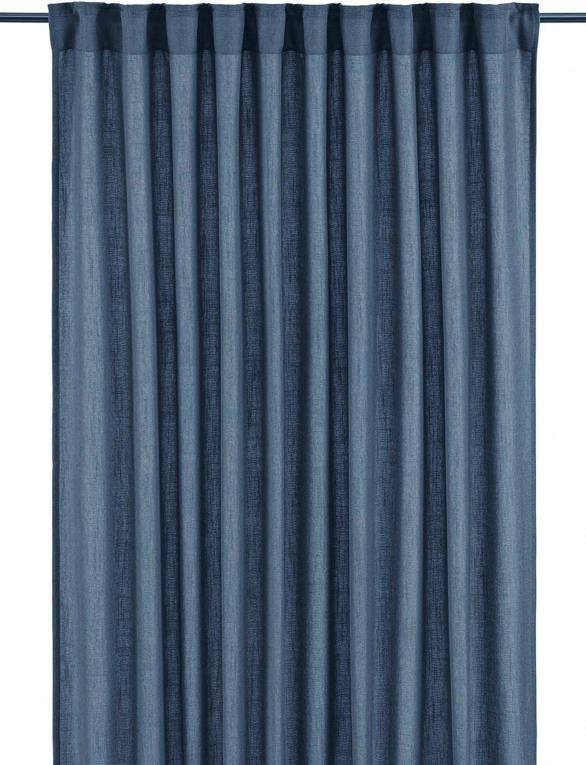 FERTIGVORHANG  blickdicht   145/320 cm 2 Stück  - Blau, Basics, Textil (145/320cm) - Svanefors