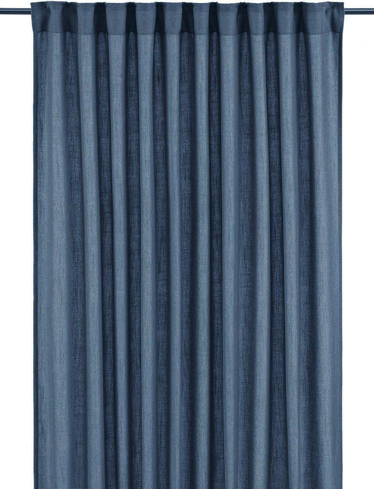 FERTIGVORHANG  blickdicht   145/260 cm 2 Stück  - Blau, Basics, Textil (145/260cm) - Svanefors