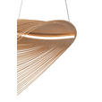 LED-HÄNGELEUCHTE 60/38/163,5 cm  - Eichefarben/Naturfarben, Trend, Holzwerkstoff/Metall (60/38/163,5cm) - Novel