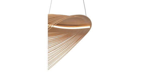 LED-HÄNGELEUCHTE 60/38/163,5 cm - Eichefarben/Naturfarben, Trend, Holzwerkstoff/Metall (60/38/163,5cm) - Novel