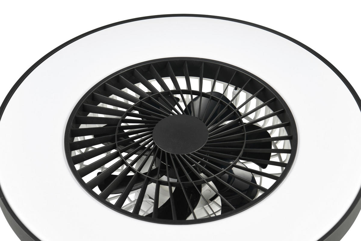 DECKENVENTILATOR  58,0/18,0 cm    - Schwarz, Lifestyle, Kunststoff (58,0/18,0cm)