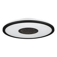 STROPNÍ LED SVÍTIDLO, 45/7 cm  - bílá/černá, Basics, kov/plast (45/7cm) - Eglo