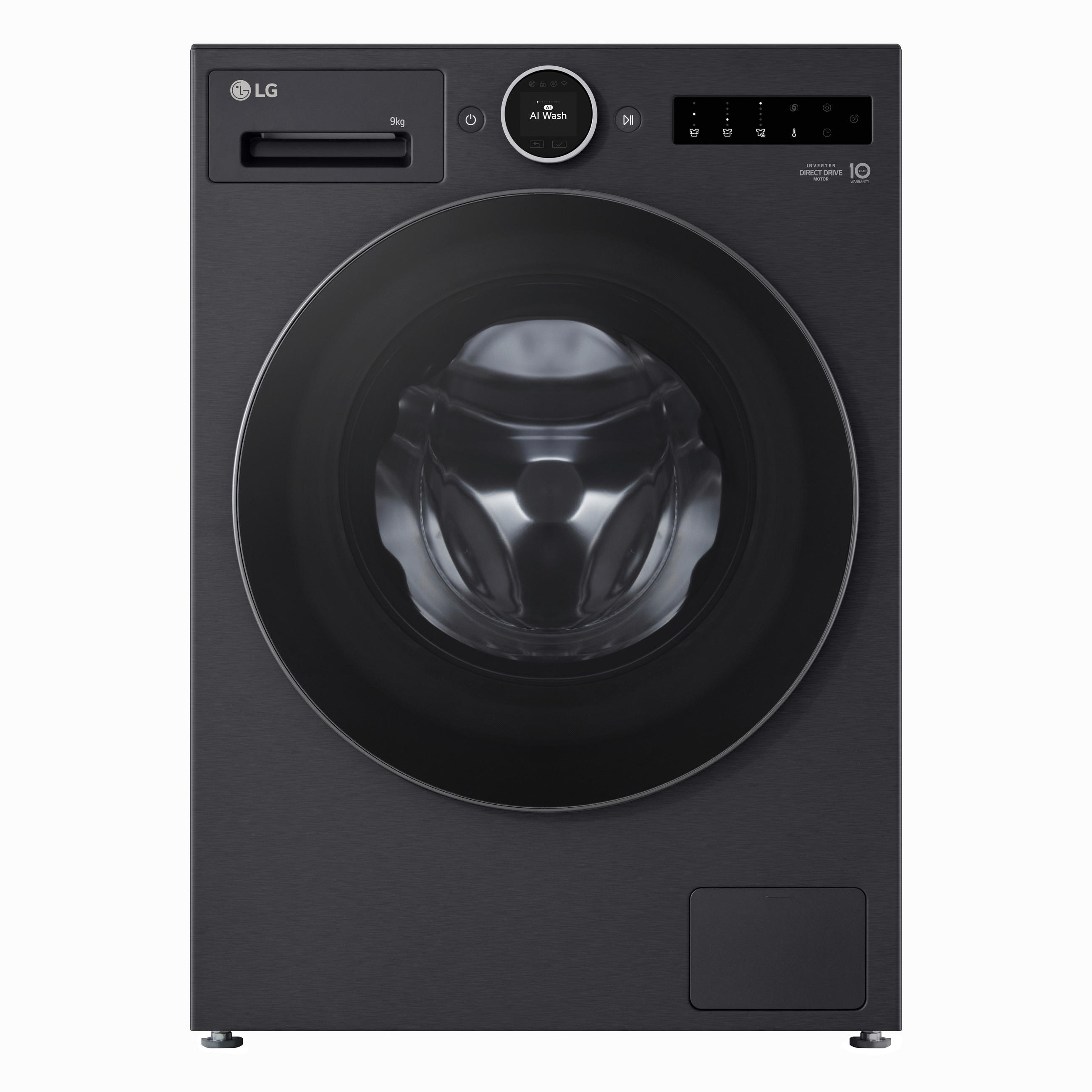 WASCHMASCHINE F4WX9092B   - Schwarz, Basics, Metall (60/89/56,5cm) - LG