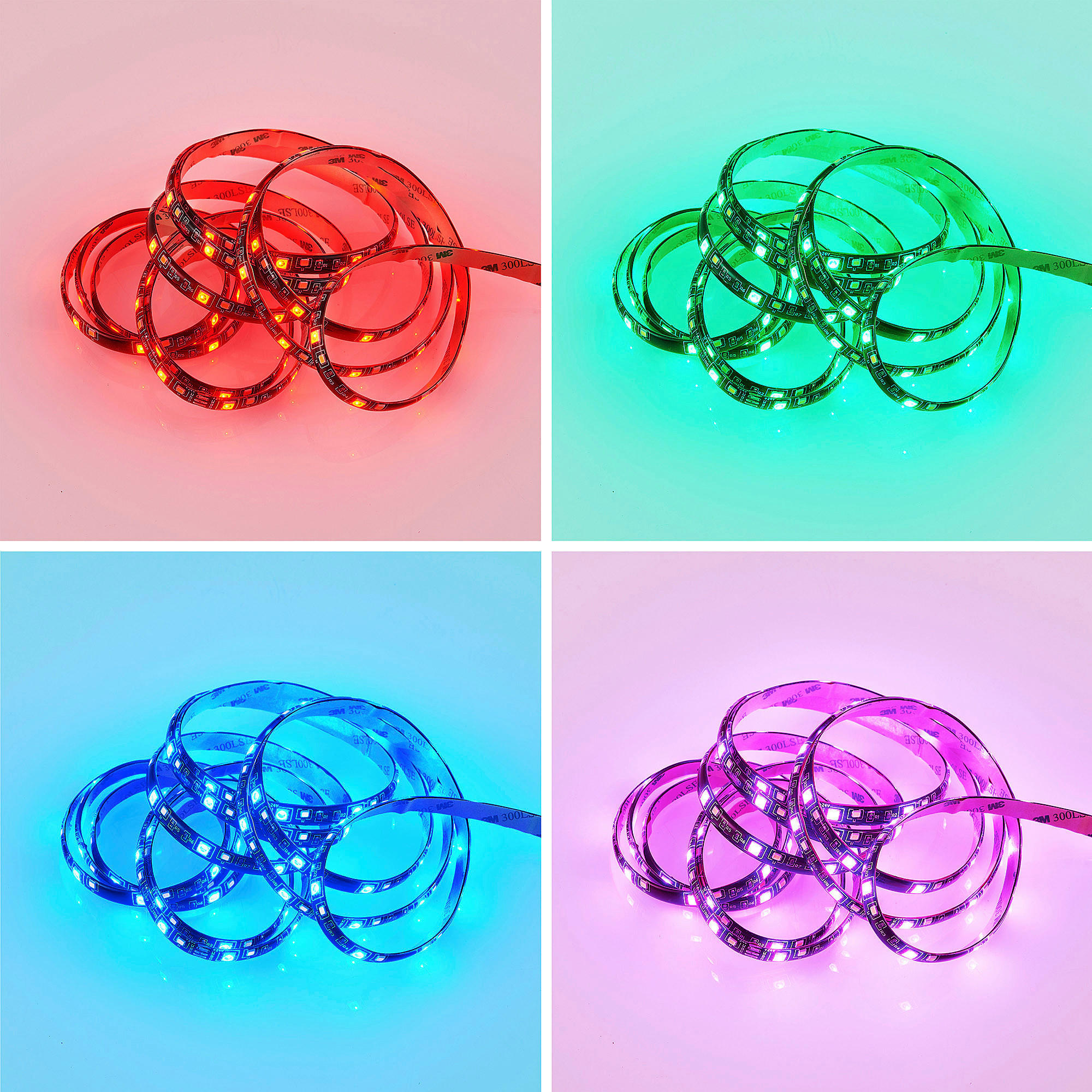 LED-STRIP - Schwarz, Basics, Kunststoff (300cm)