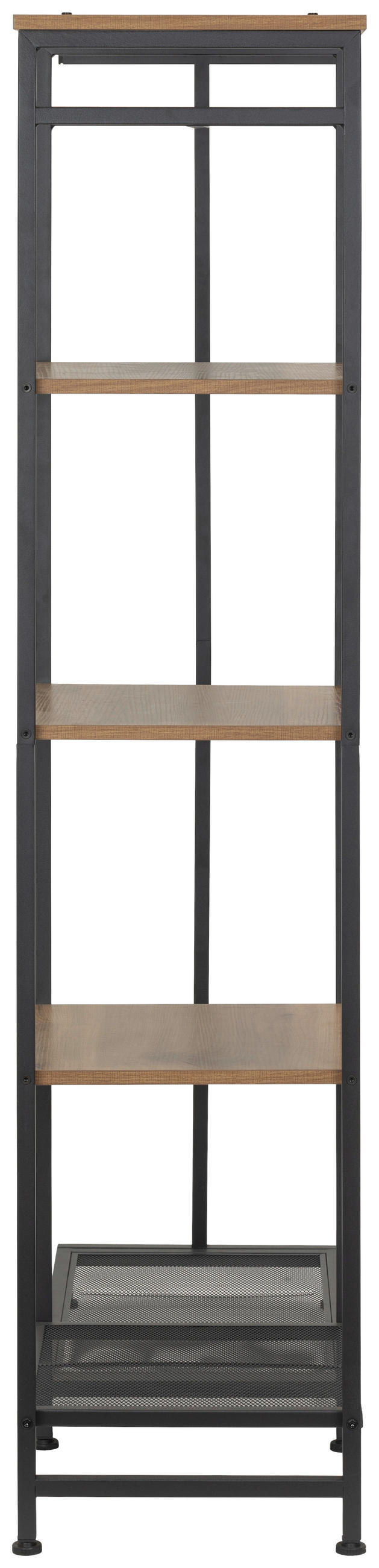 GARDEROBENSTÄNDER in Naturfarben, Schwarz 100/165/36 cm   - Schwarz/Naturfarben, MODERN, Holzwerkstoff/Metall (100/165/36cm) - PBJ
