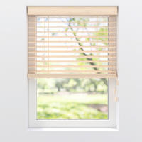 JALOUSIE  halbtransparent  100/130 cm    - Naturfarben, Natur, Holz (100/130cm)