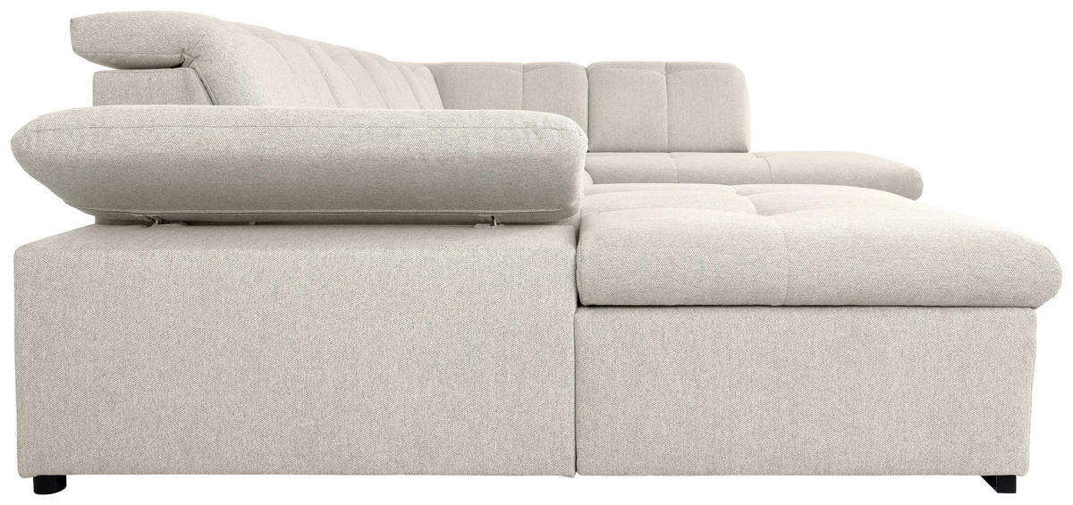 WOHNLANDSCHAFT in Beige  - Beige/Grau, Design, Textil/Metall (173/328/215cm) - MID.YOU