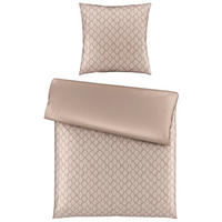 BETTWÄSCHESET Satin 160/210 cm  65 cm/100 cm  - Beige, Design, Textil (160/210cm) - Dieter Knoll