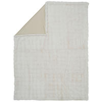 FELLDECKE 150/200 cm  - Ecru, Basics, Textil (150/200cm) - Novel