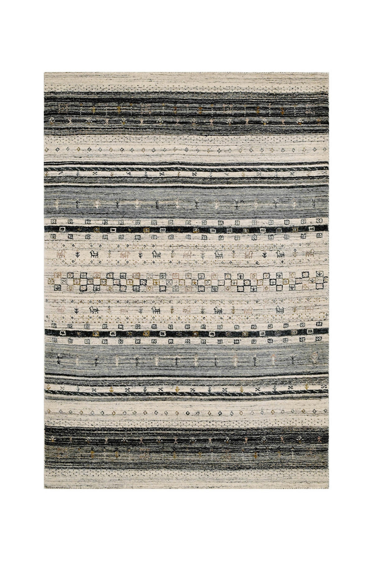 ORIENTTEPPICH 80/200 cm Fatamorgana Silberfarben  - Silberfarben, KONVENTIONELL, Textil (80/200cm) - Cazaris