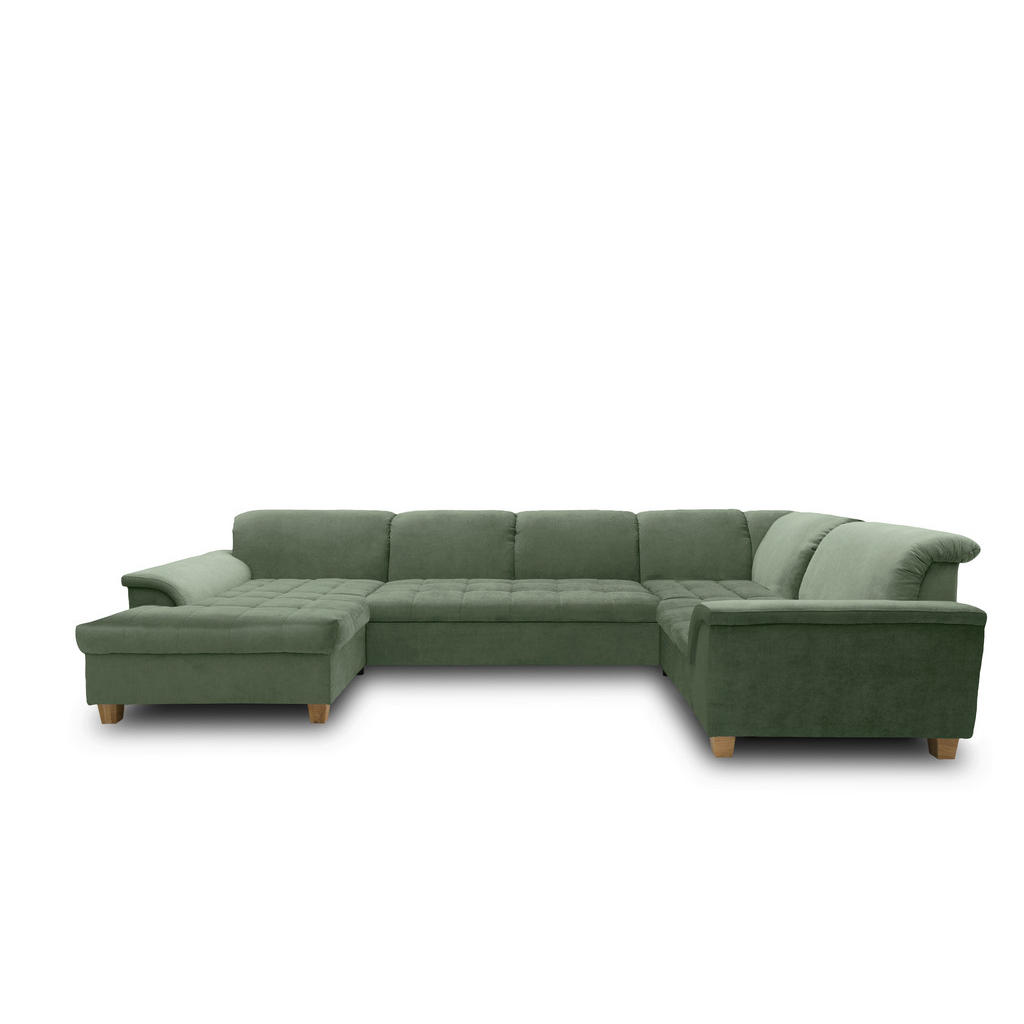 Wohnlandschaft Franzi Mit Schlaffunktion Grün