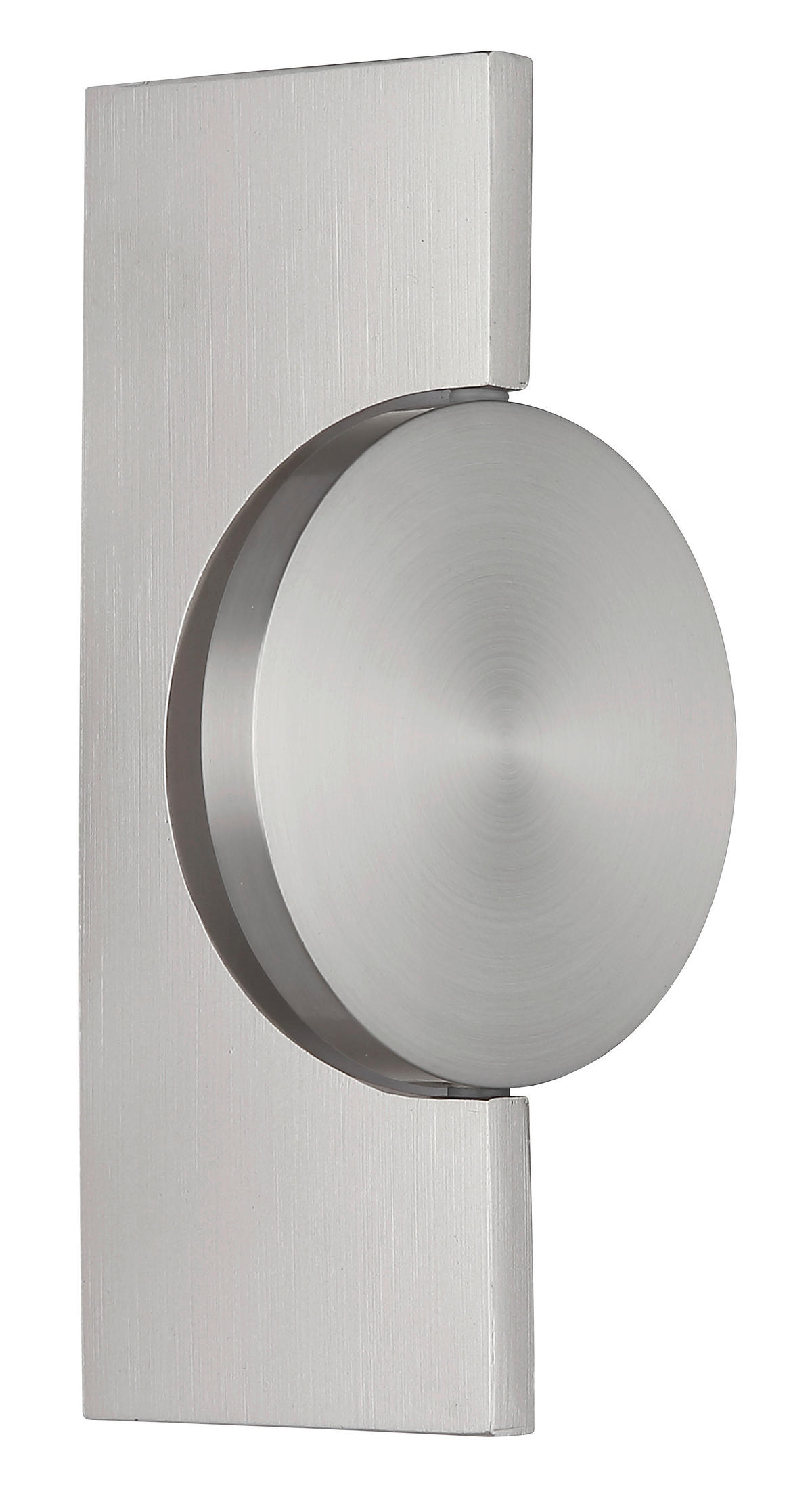 LED-WANDLEUCHTE Jasper 10/20 cm  - Nickelfarben, Design, Metall (10/20cm)