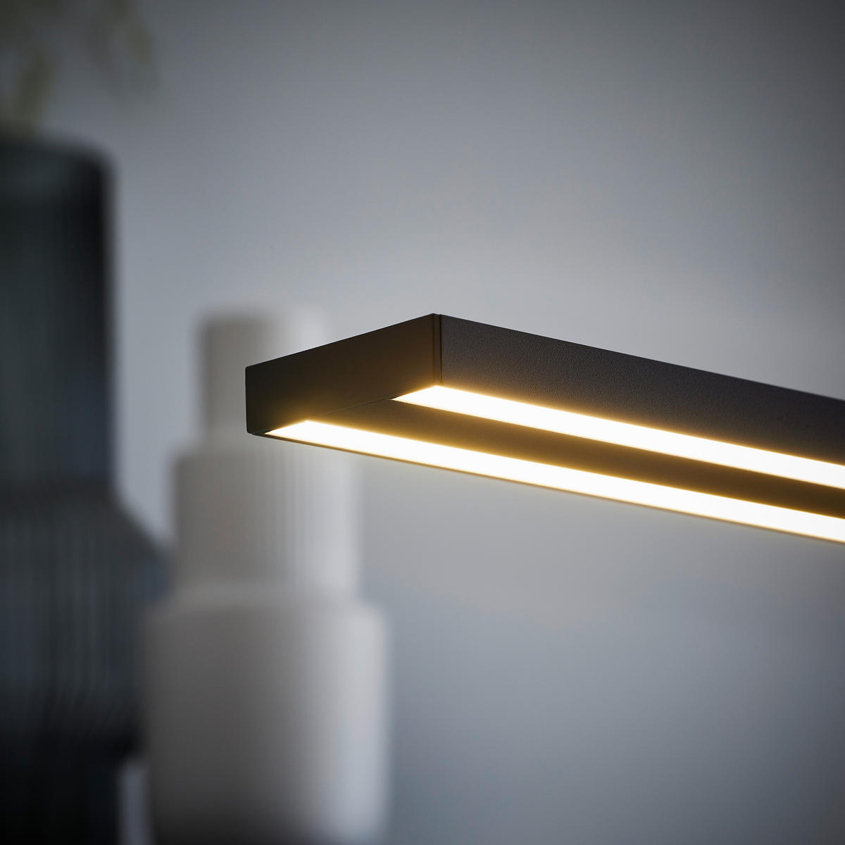 LED SVJETILJKA VISEĆA    101/8/120 cm     - crna, Trend, metal/plastika (101/8/120cm) - Novel