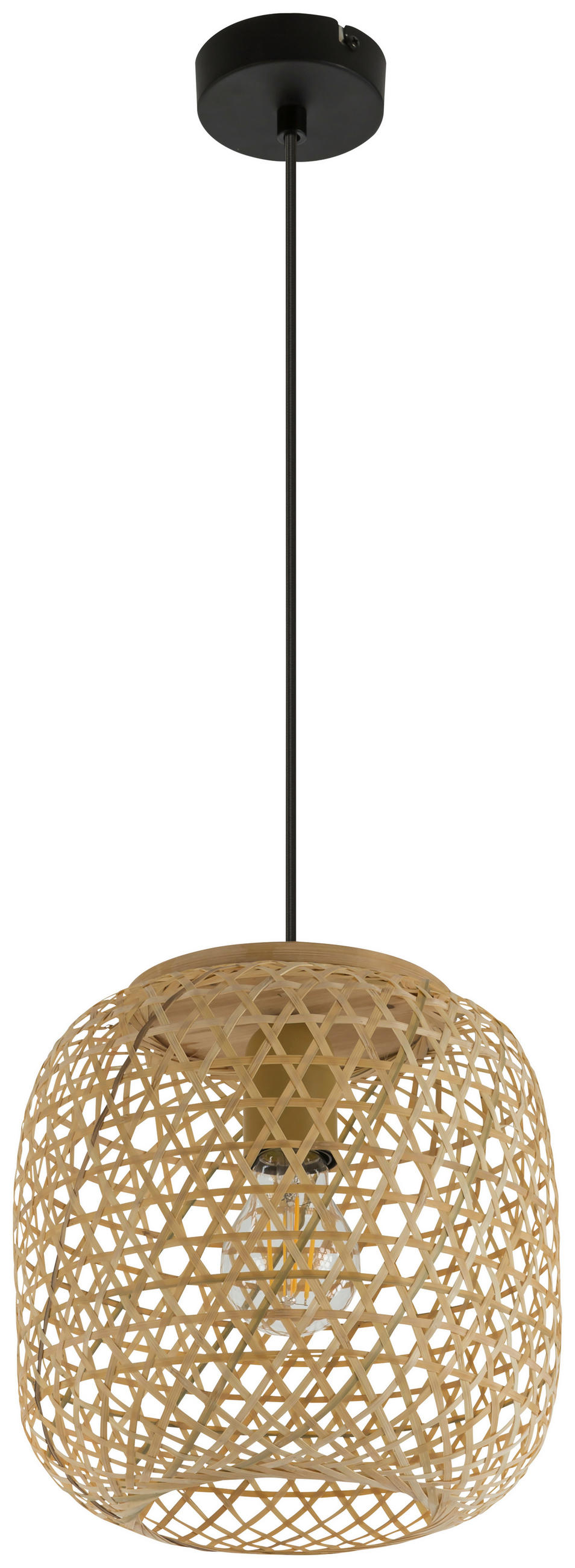 HÄNGELEUCHTE 23/135 cm  - Naturfarben, Natur, Naturmaterialien (23/135cm) - Globo