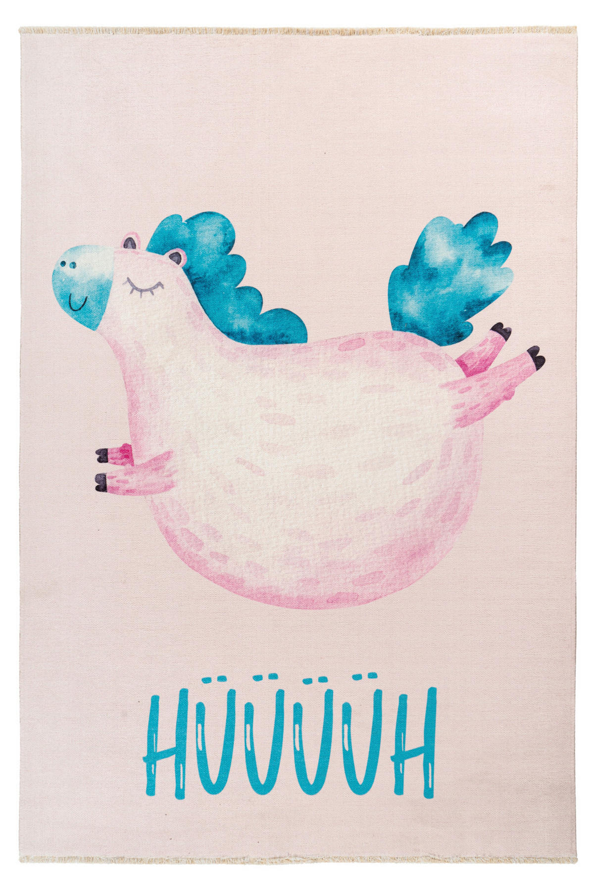 KINDERTEPPICH 115/170 cm  - Pastellblau/Hellrosa, Trend, Textil (115/170cm) - Ben'n'jen