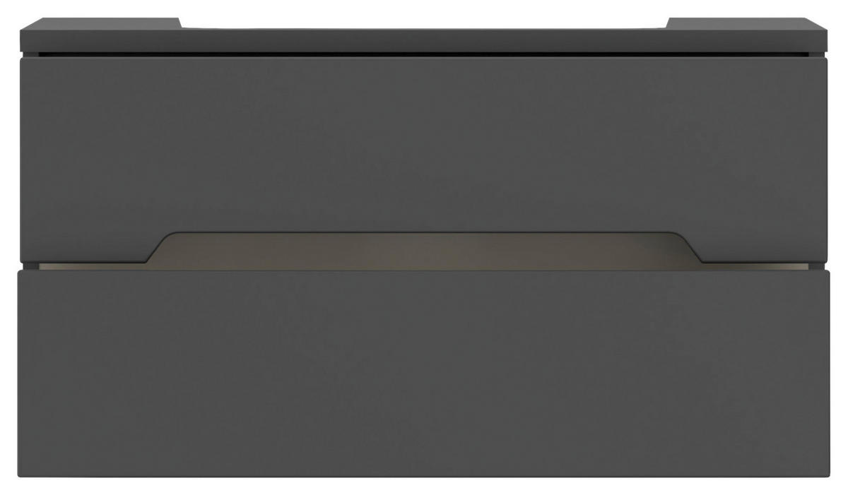 WASCHTISCHKOMBI 80 cm  - Anthrazit/Weiß, MODERN, Keramik/Holzwerkstoff (80cm) - MID.YOU