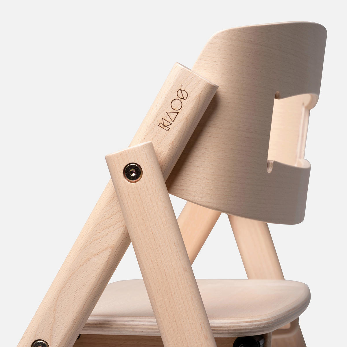 STOLČEK ZA HRANJENJE  KAOS Klapp High Chair    45,5/60/81 cm       bukev (jedrovina)  - bukev (jedrovina), Basics, les (45,5/60/81cm)