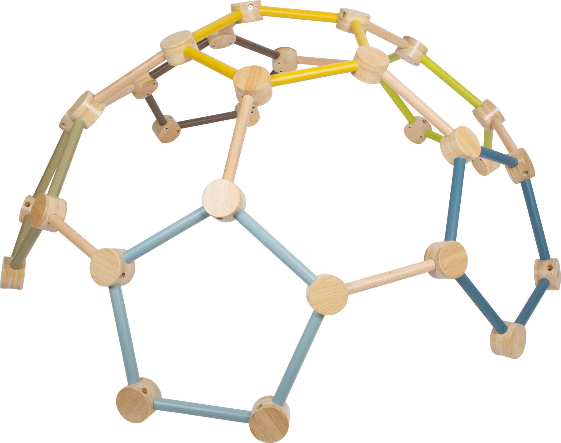 KLETTERGERÜST - Multicolor, Basics, Holz (150/64/150cm) - small foot