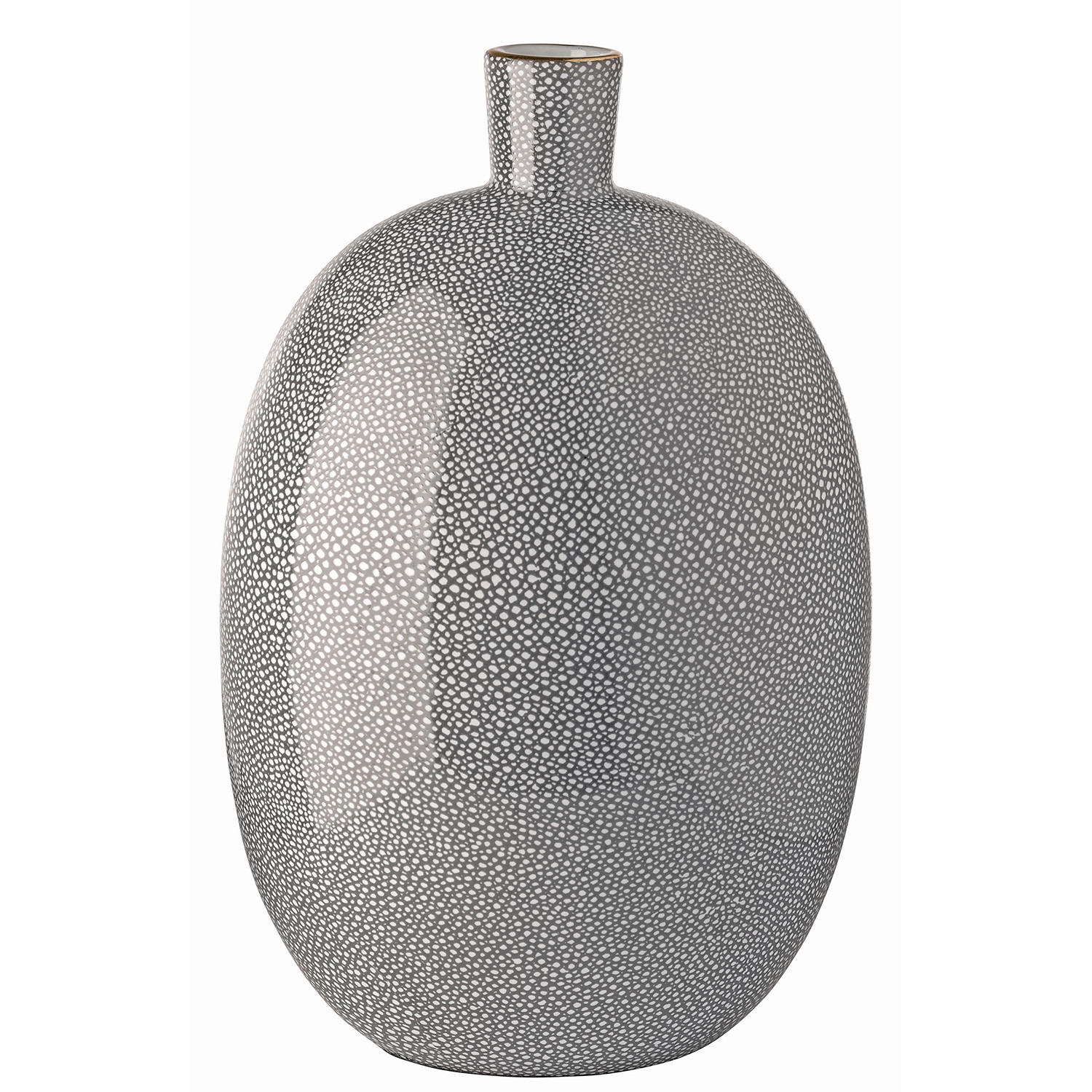 DEKOVASE  - Grau, Basics, Keramik (25/37/20cm)