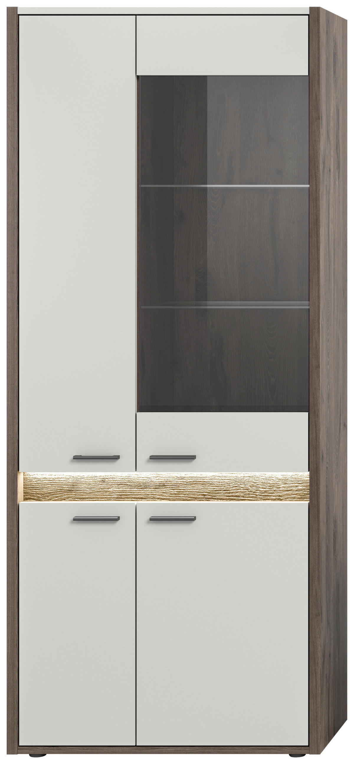 VITRINE  in   - Design, Glas/Holzwerkstoff (82/198/37cm) - MID.YOU