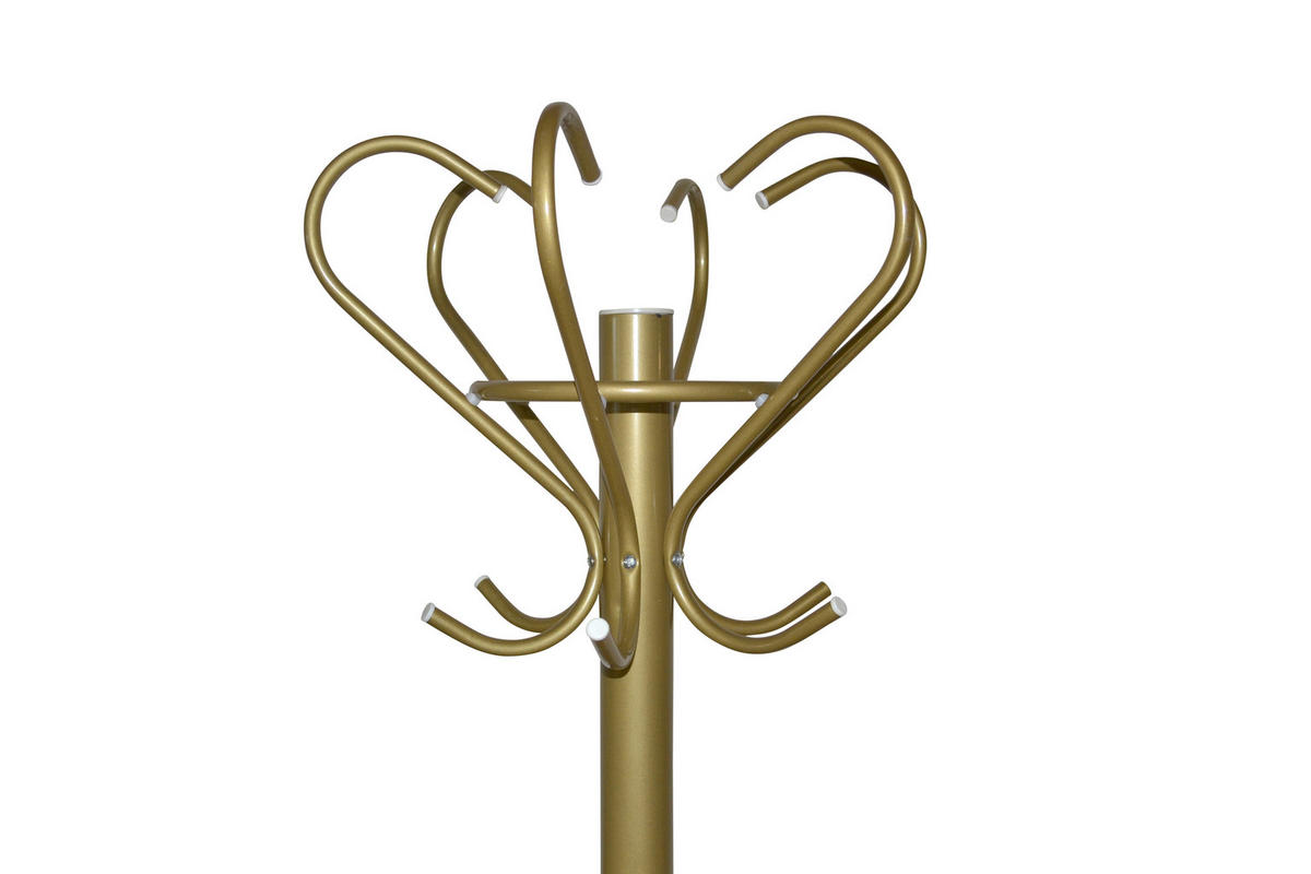 GARDEROBENSTÄNDER in Goldfarben 47/178/47 cm   - Goldfarben, Design, Metall (47/178/47cm) - MID.YOU