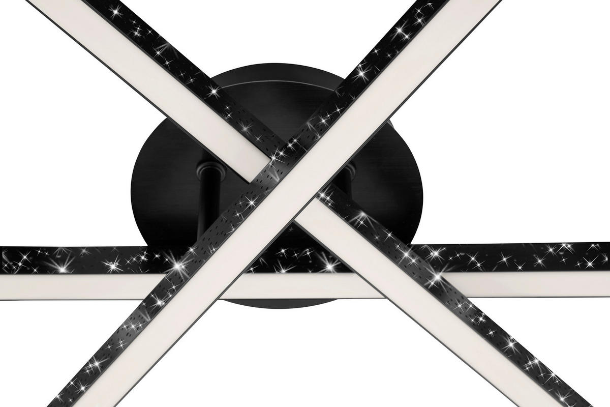 LED-TAKLAMPA 40/35,5/11,2 cm  - svart, Basics, metall (40/35,5/11,2cm)