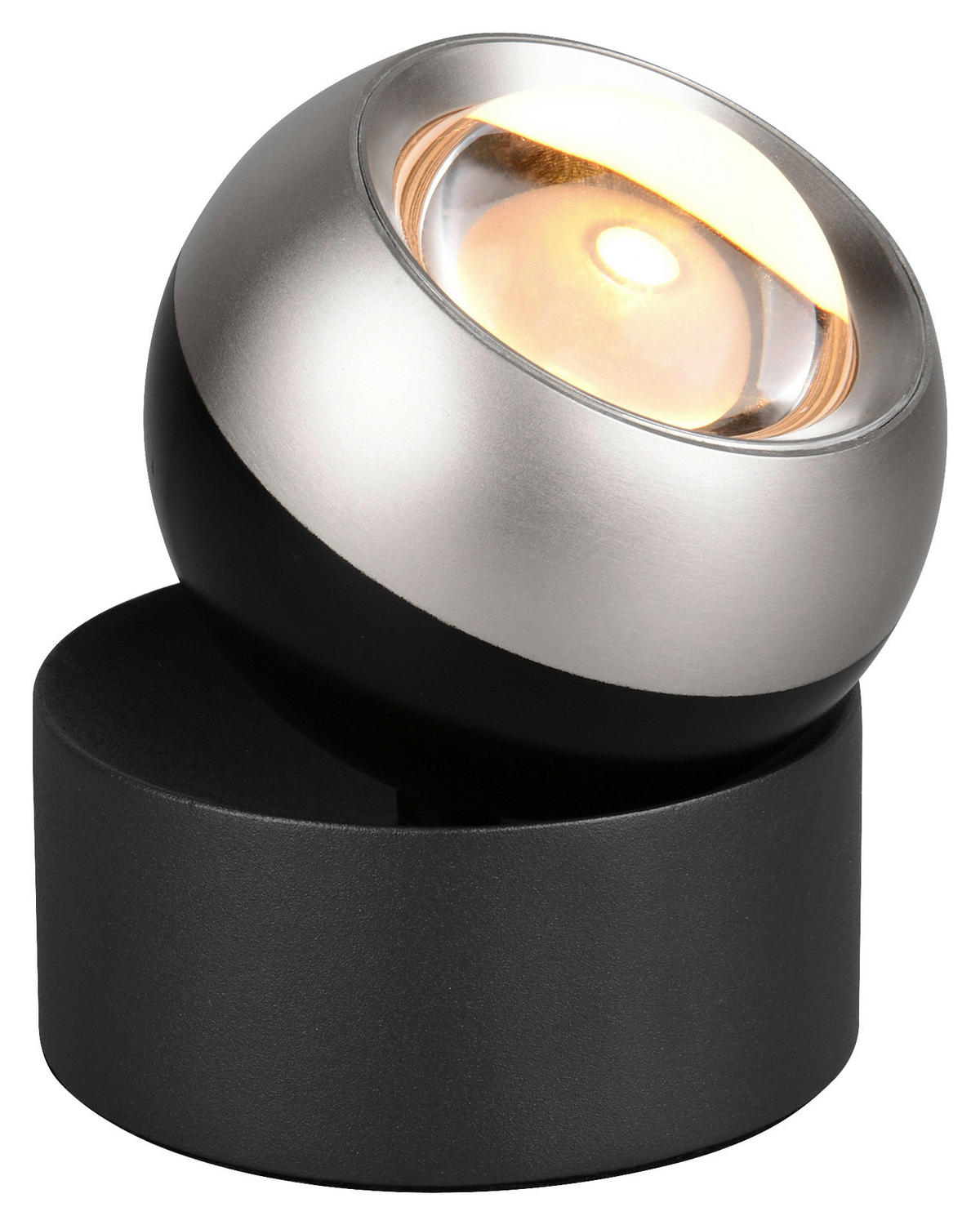 LED-TISCHLEUCHTE 10/14 cm   - Schwarz/Nickelfarben, Design, Metall (10/14cm) - Trio Leuchten