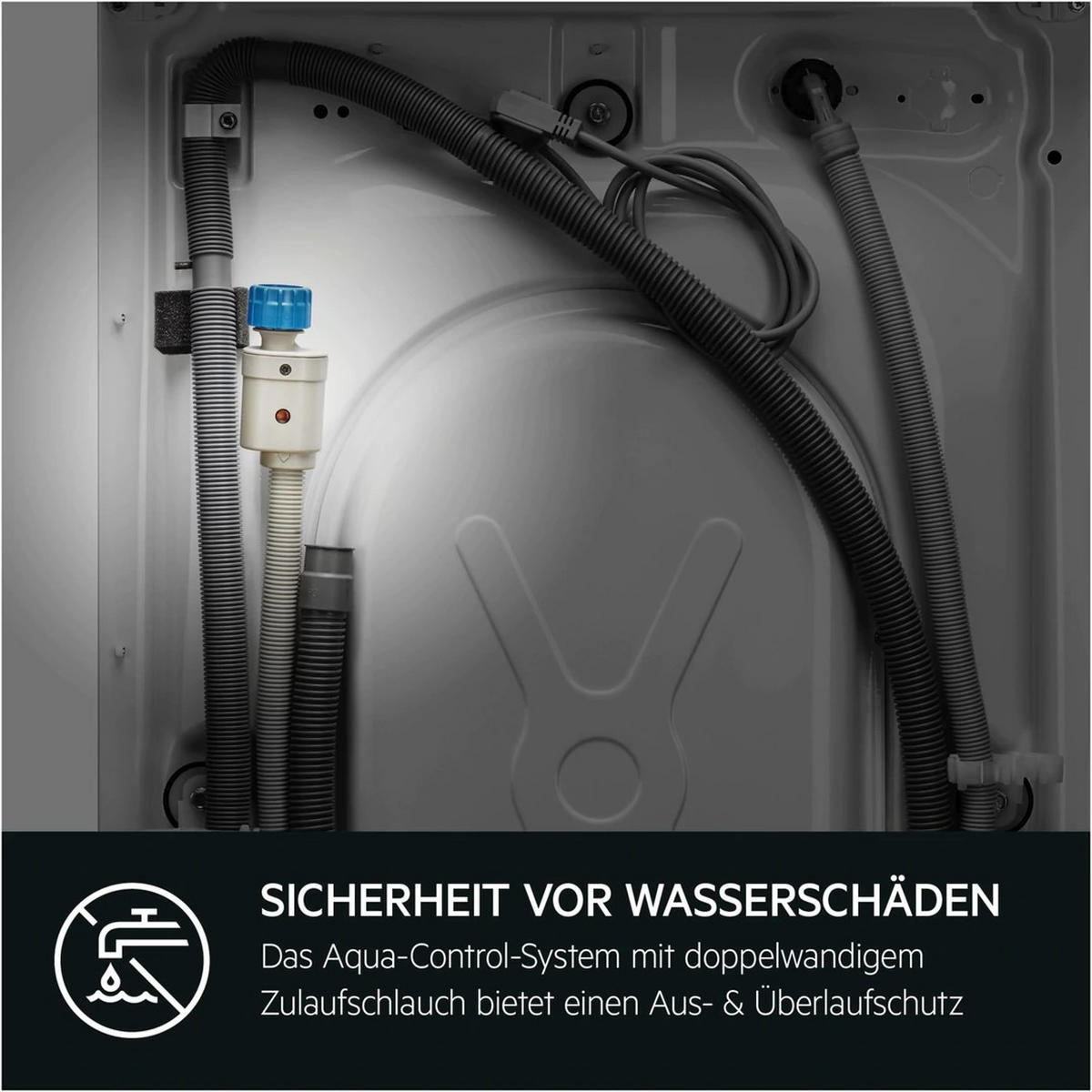WASCHMASCHINE LR9W80600   - Schwarz/Weiß, Basics, Metall (59,6/84,7/57,7cm) - AEG