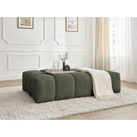HOCKER EVEREST Flachgewebe Grün  - Schwarz/Grün, MODERN, Kunststoff/Textil (166/100/40cm)