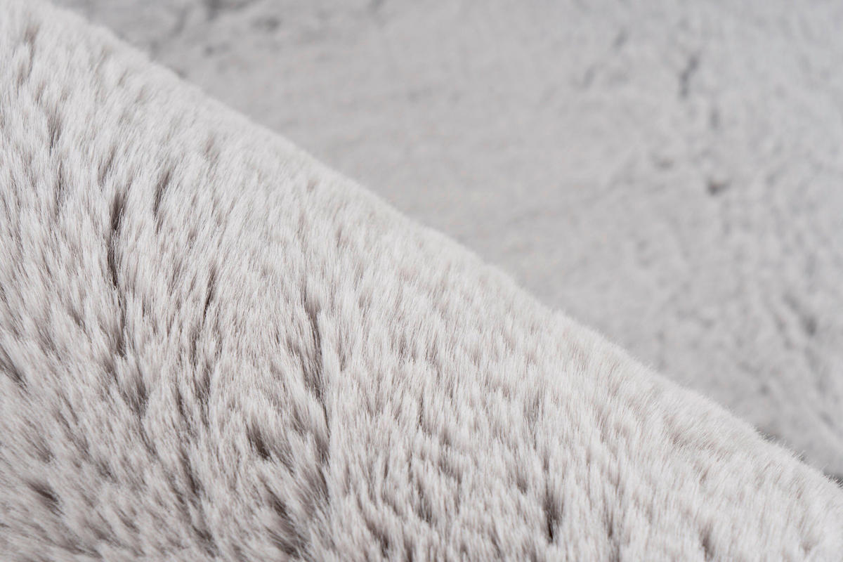 HOCHFLORTEPPICH 120/170 cm Silberfarben rechteckig  - Silberfarben, Basics, Textil (120/170cm) - Kayoom