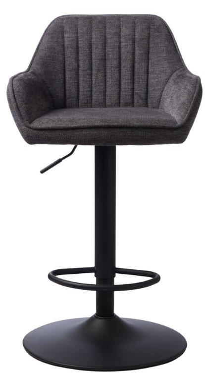 BARPALL i svart, mörkgrå  - mörkgrå/svart, Design, metall/textil (50,5/88-103/52cm) - Linea Natura