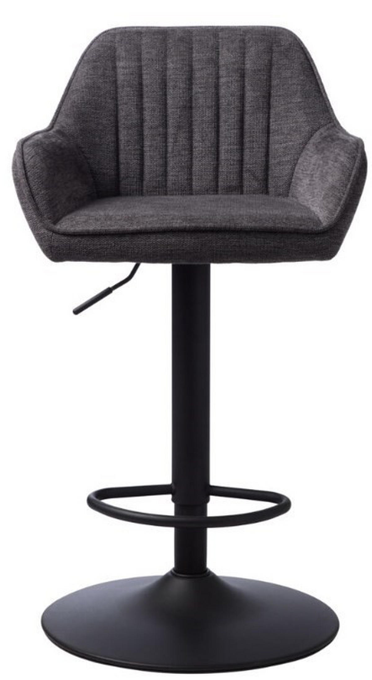 BARPALL i svart, mörkgrå  - mörkgrå/svart, Design, metall/textil (50,5/88-103/52cm) - Linea Natura