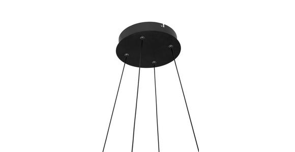 LED-HÄNGELEUCHTE Otis 63/64/150 cm   - Schwarz, Design, Metall (63/64/150cm) - Dieter Knoll