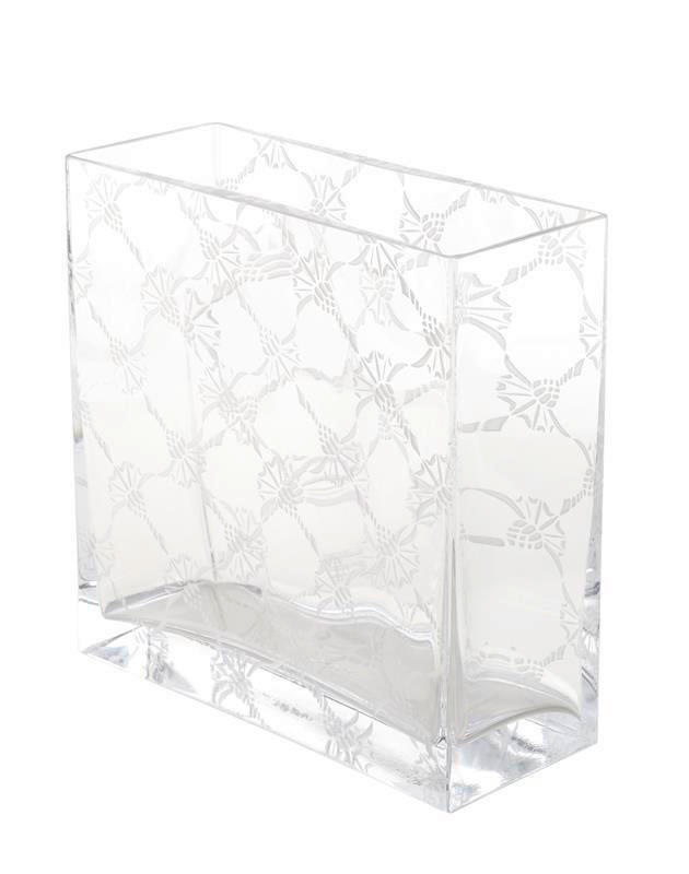 VASE Allover 20 cm  - Transparent, Design, Glas (20/20/8cm) - Joop!