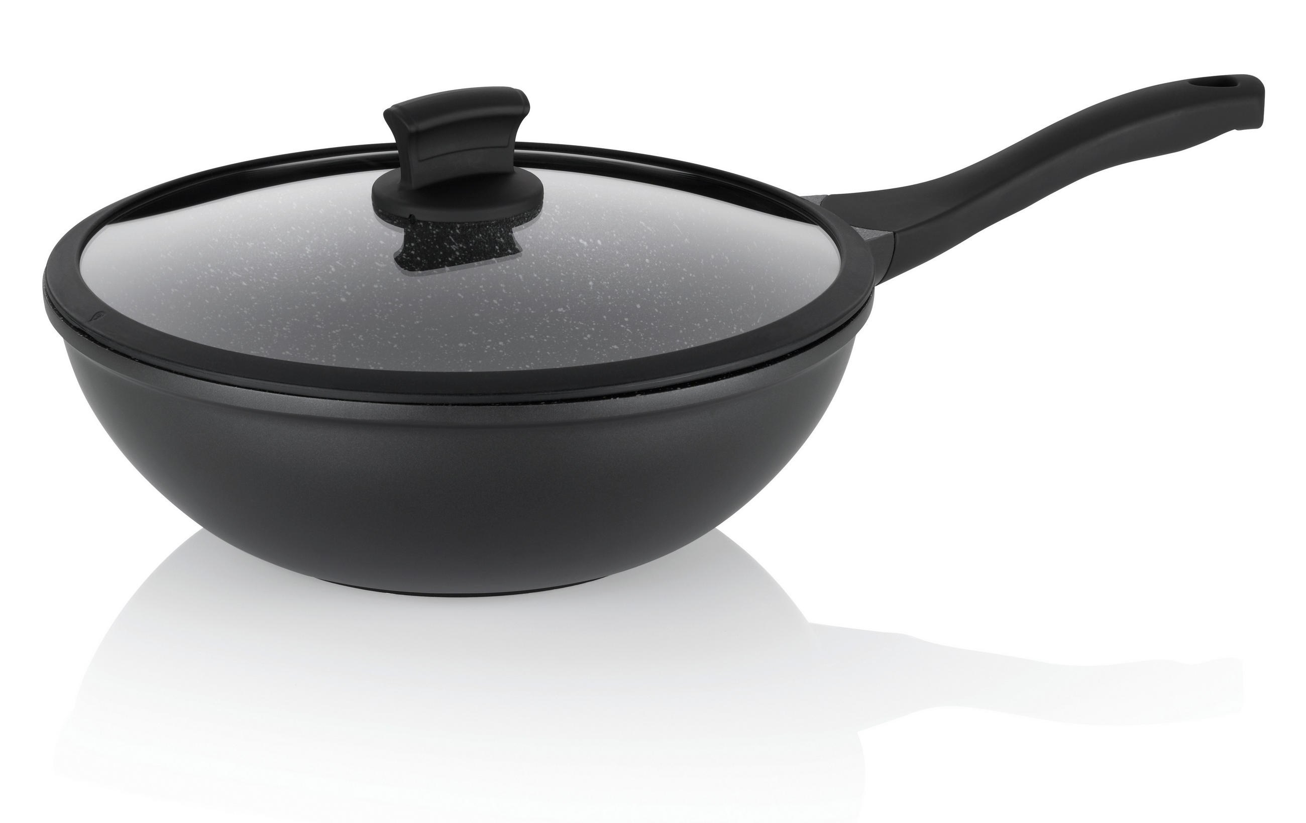 WOK  - Schwarz, KONVENTIONELL, Metall (30/10cm) - Kela