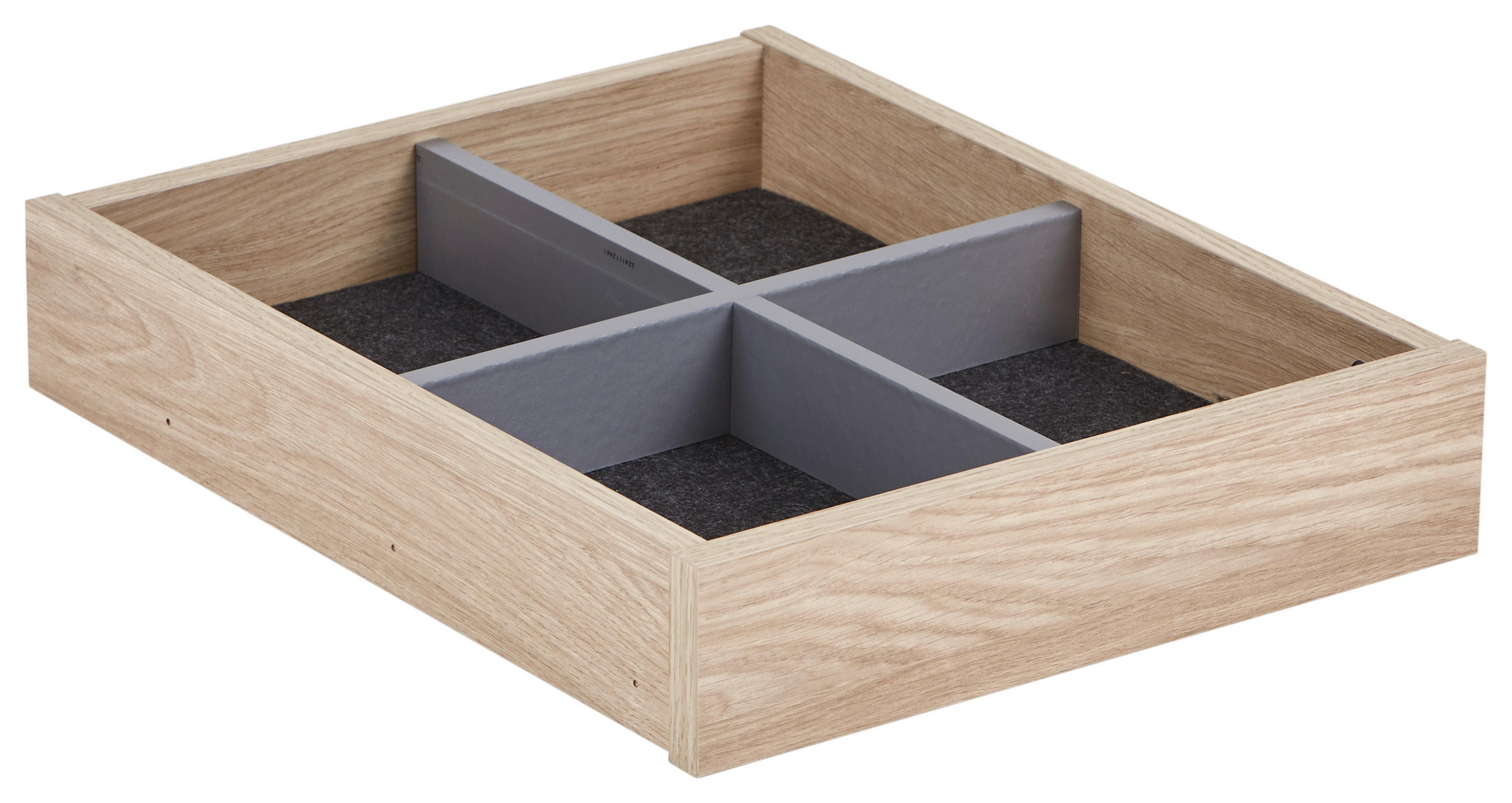 SCHUBLADE 46,8/8,1/37,5 cm Eichefarben  - Eichefarben, Holzwerkstoff (46,8/8,1/37,5cm) - Hom`in
