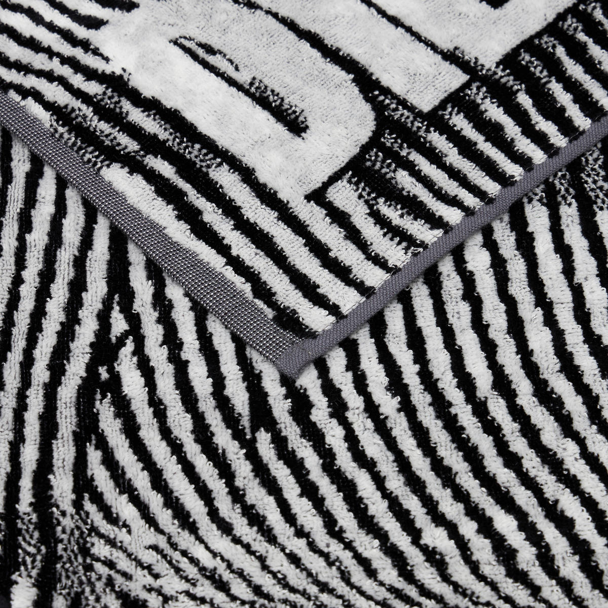 HANDTUCH STRIPES Grau  - Grau, Basics, Textil (60/100cm) - Diesel