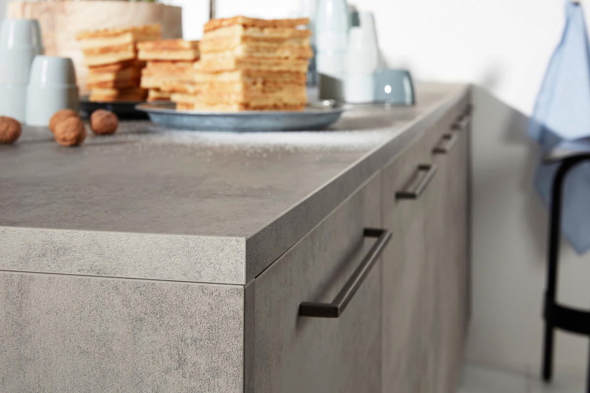 EINBAUKÜCHE DK310  - Grau, Design, Holzwerkstoff - Nolte Küchen