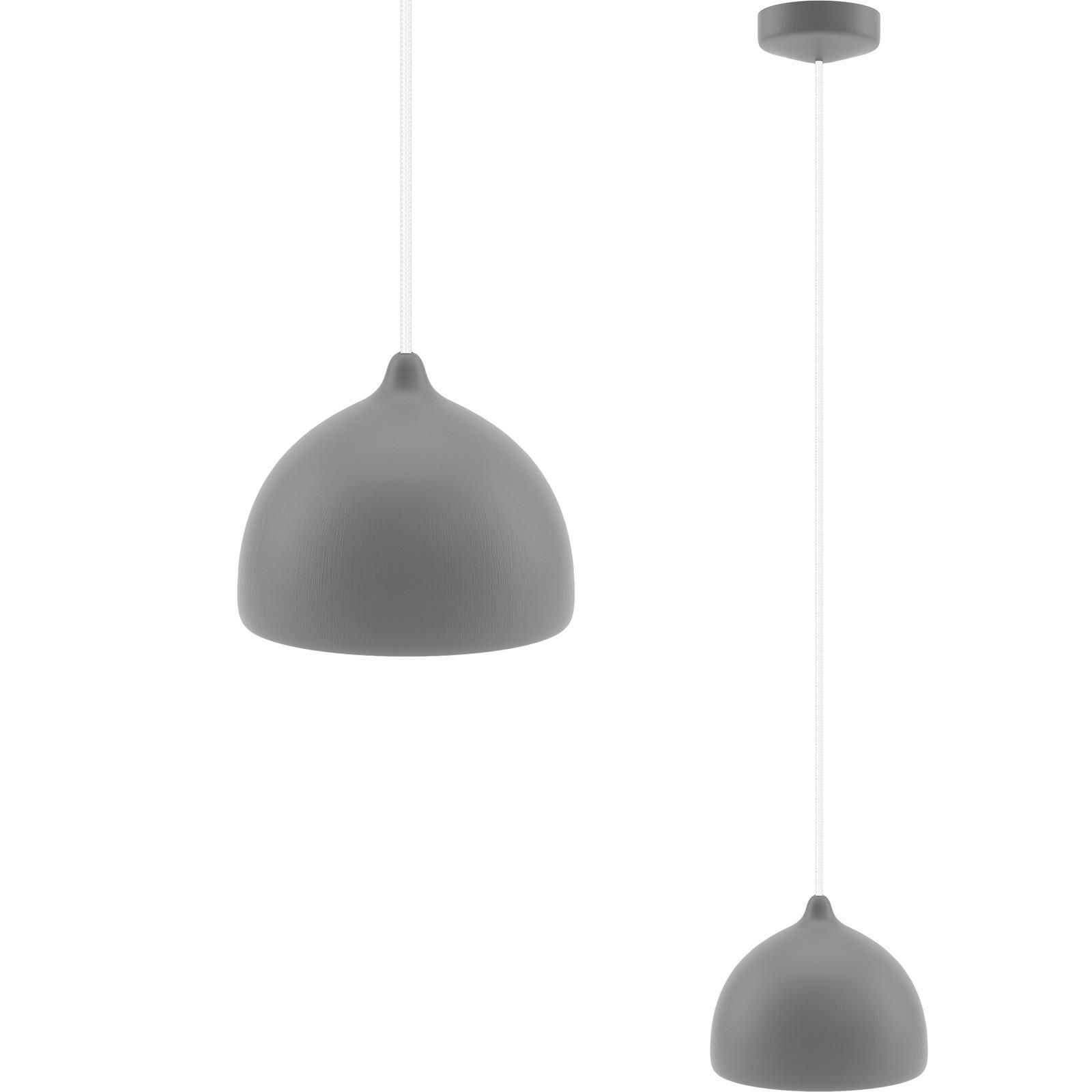 HÄNGELEUCHTE 17,5/80-140 cm  - Grau, Design, Holz (17,5/80-140cm)