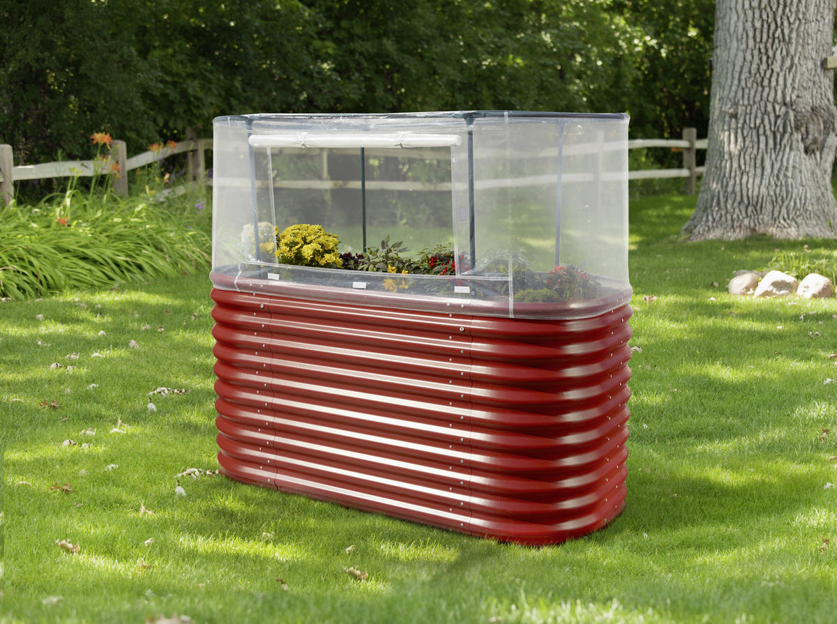 HOCHBEET-ERWEITERUNG  - Transparent, Basics, Kunststoff (76/164cm)