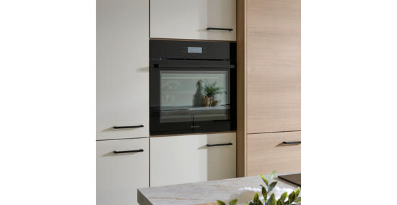EINBAUBACKOFEN DKP39906BK  - Schwarz, Basics, Glas/Metall (59,4/59,4/56,9cm) - Dieter Knoll