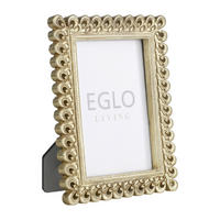 RAHMEN 15,5/2/20,5 cm  - Goldfarben, Trend, Glas/Kunststoff (15,5/2/20,5cm) - Eglo