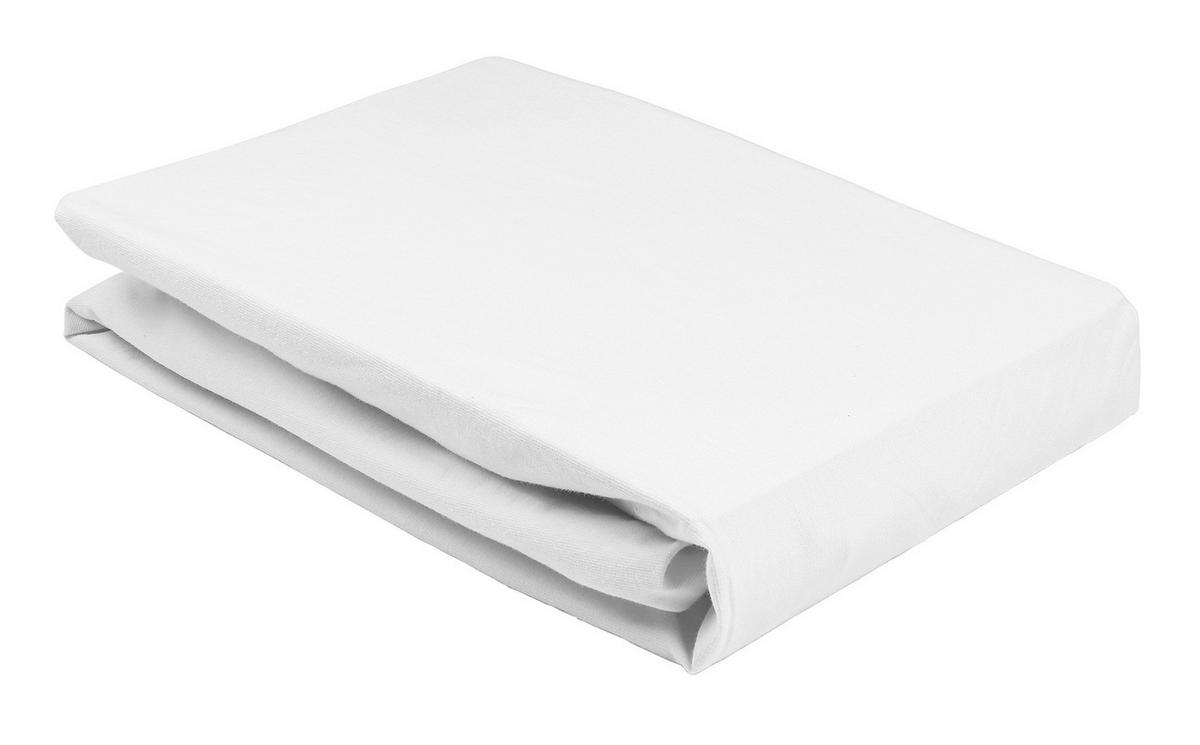 SPANNBETTTUCH 40000 Joop! Jersey  - Weiß, Basics, Textil (140/200cm) - Joop!
