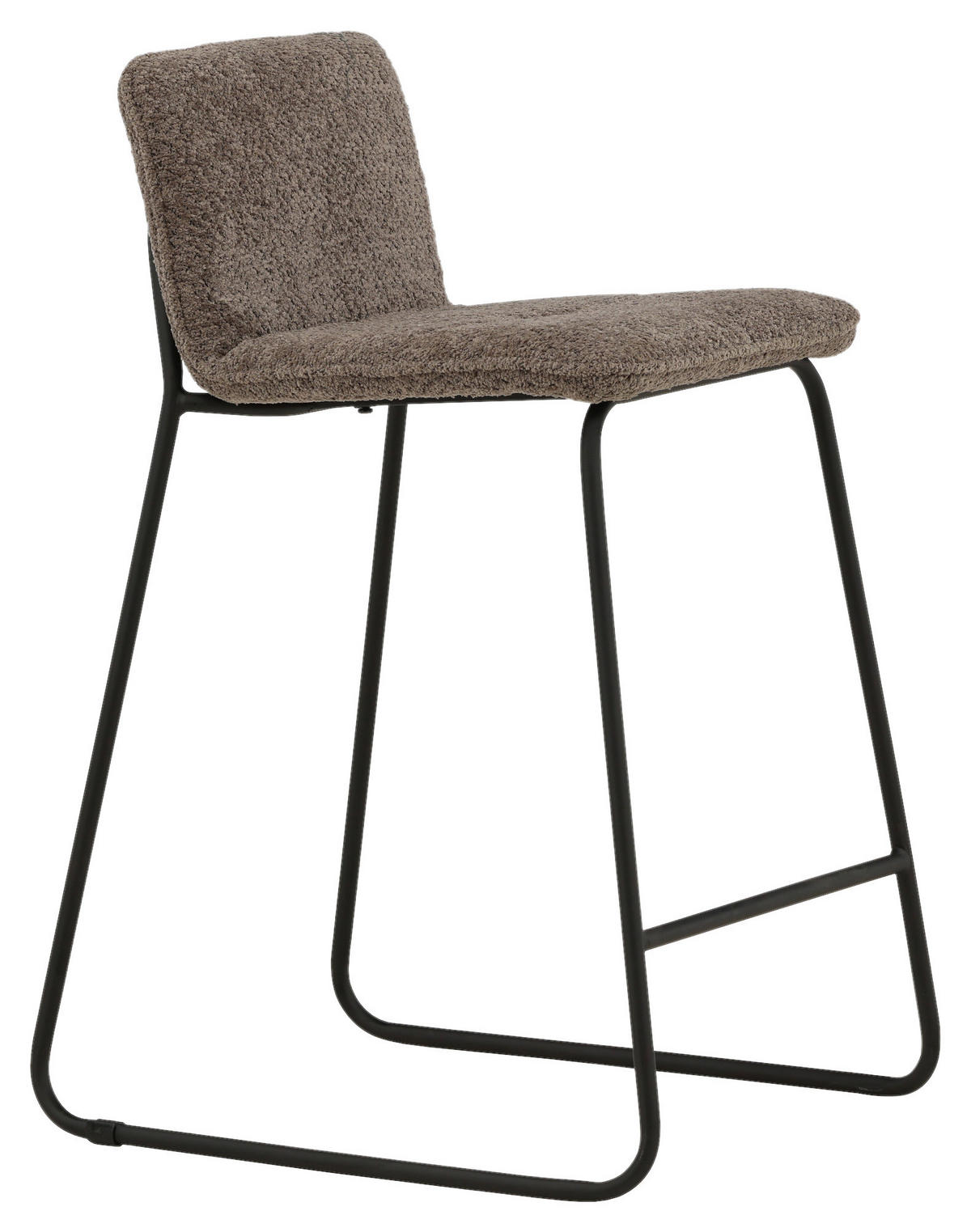 BARHOCKER-SET Schwarz, Dunkelgrau Stahl  - Dunkelgrau/Schwarz, Design, Kunststoff/Textil (41/84/50cm) - Livetastic