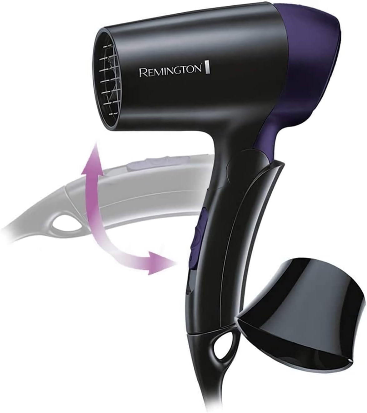 REISEHAARTROCKNER  - Schwarz/Grau, Basics, Kunststoff (14/25/7,5cm) - Russell Hobbs