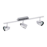 LED-STRAHLER Corbera 58,5/7/5 cm   - Chromfarben, Basics, Kunststoff/Metall (58,5/7/5cm) - Eglo
