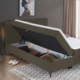 BOXBETT 140/200 cm  in Dunkelbraun  - Dunkelbraun/Schwarz, Design, Holz/Holzwerkstoff (140/200cm) - Xora