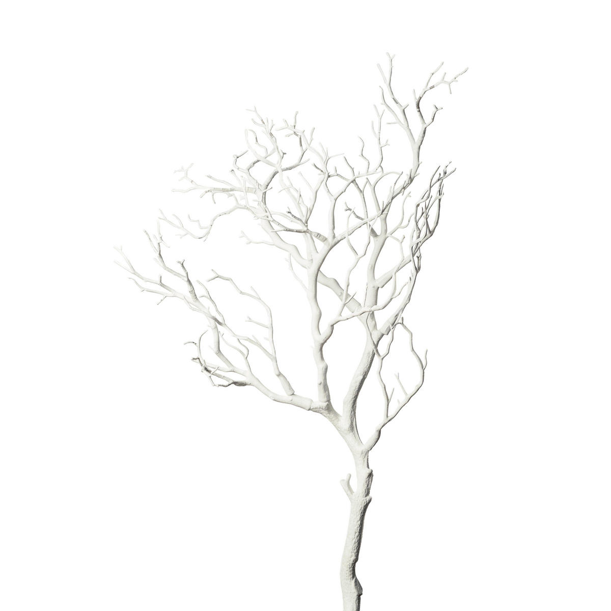 KUNSTBLUME  - Weiß, Basics, Kunststoff (95cm)