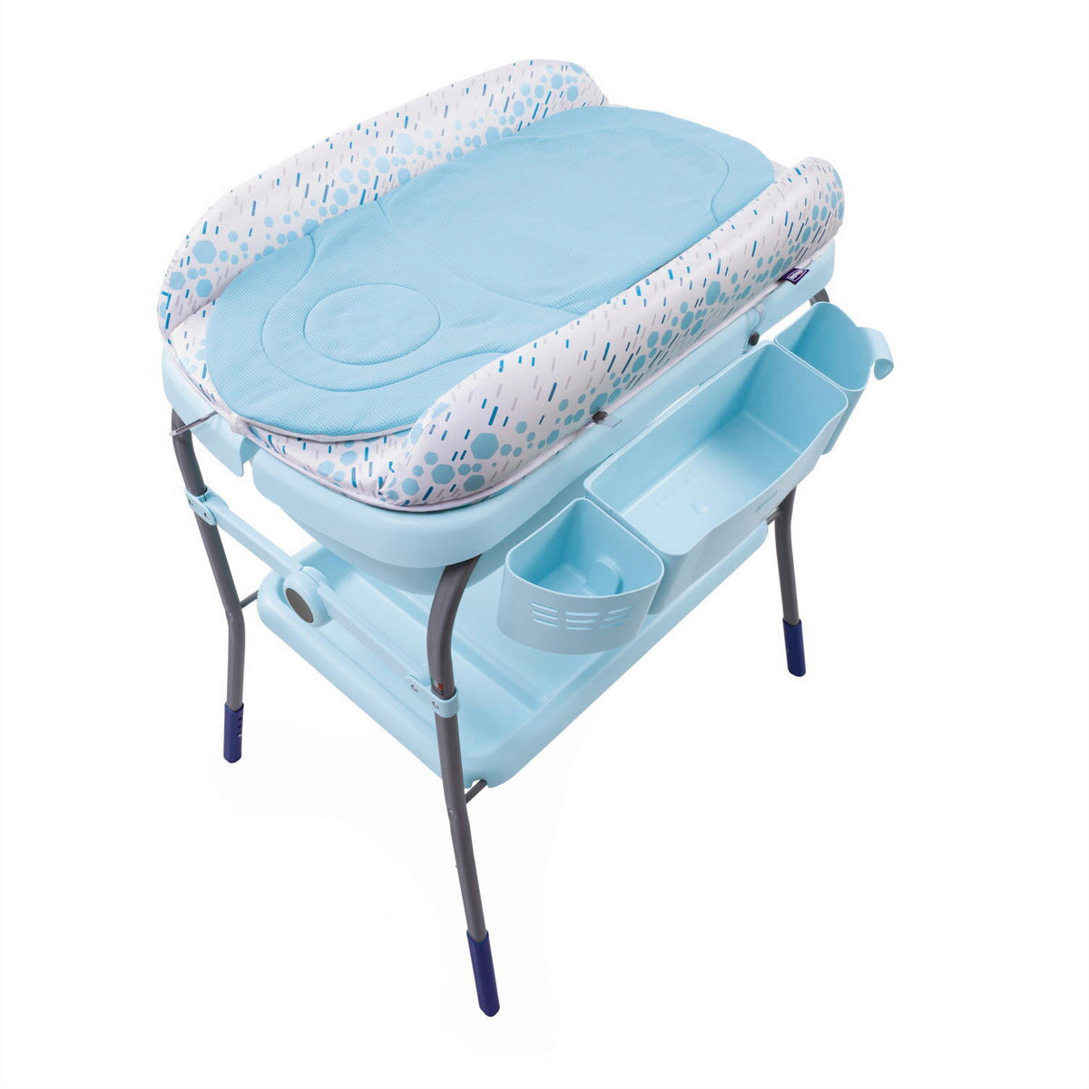 BABYBADEWANNE Cuddle & Bubble  - Blau, Basics, Kunststoff (63,5/103/82cm) - Chicco